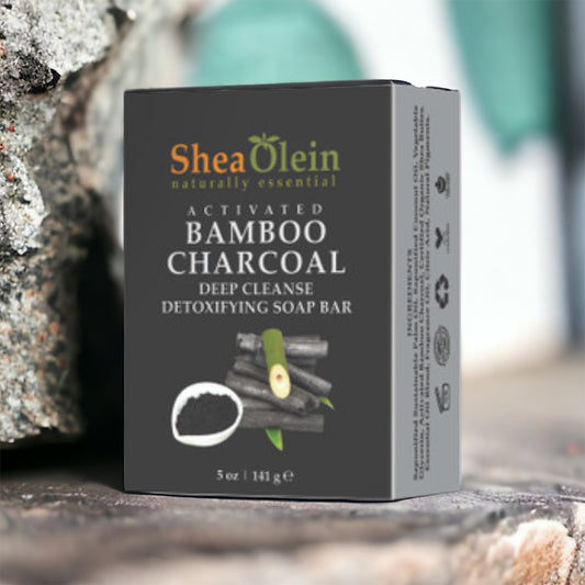 Activated Bamboo Charcoal Deep Cleanse Detoxifying Soap Bar