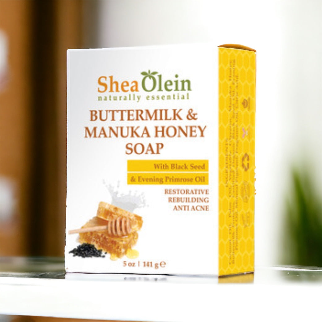 Buttermilk & Manuka Honey Soap with Black Seed Oil & Evening Primrose Oil