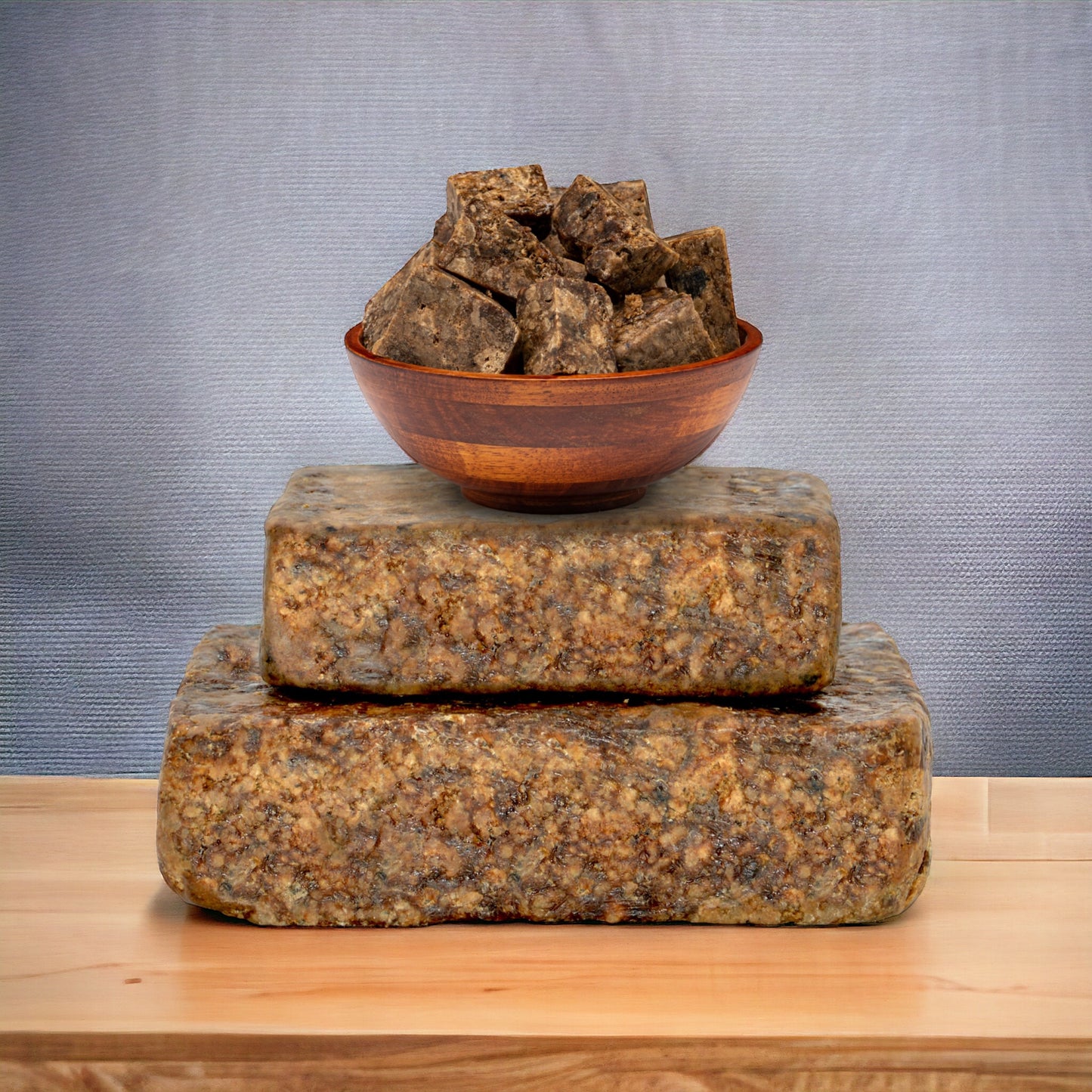 African Black Soap Bars 100% Pure Natural Unrefined Organic 1 lb