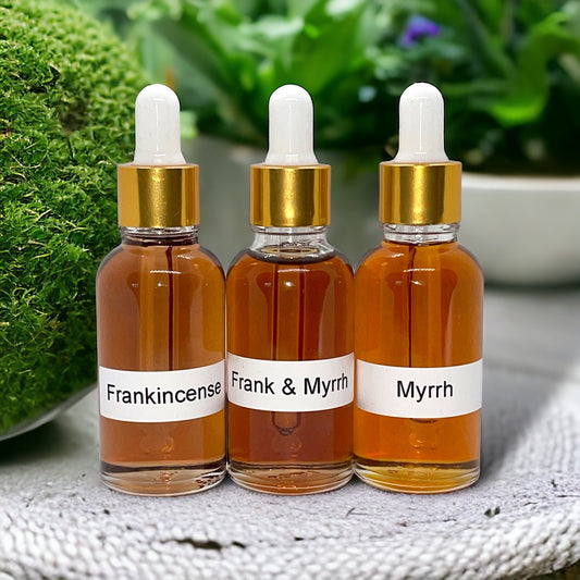 Frank & Myrrh Essential and Fragrance Blend Body Oils Combo 3 (1 oz)