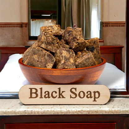 African Black Soap Bars 100% Pure Natural Unrefined Organic 1 lb